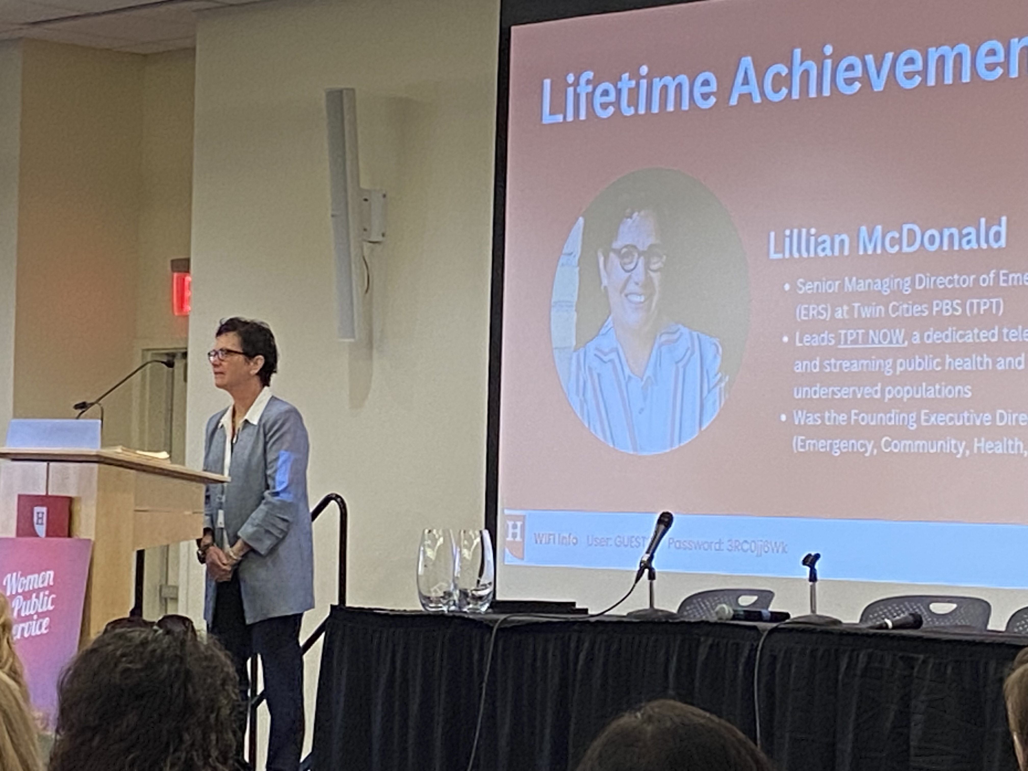 Lillian McDonald, recipient of the Women in Public Service (WIPS) Lifetime Achievement Award