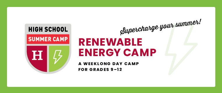 Hamline Renewable Energy Camp a weeklong day camp for grades 9 to 12