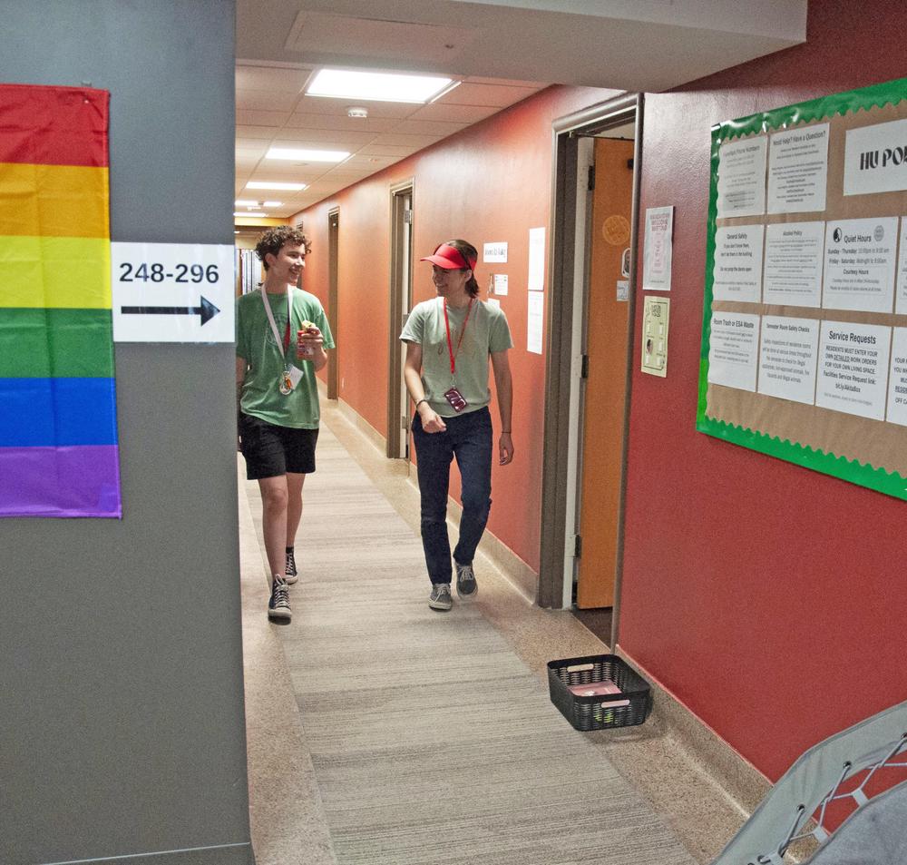 moving in to Drew Hall