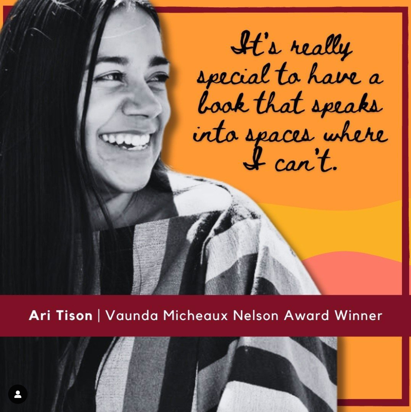 &quot;It's really special to have a book that speaks into spaces where I can't,&quot; --Ari Tison, faculty of Hamline's MFA in Writing for Children (MFAC) program