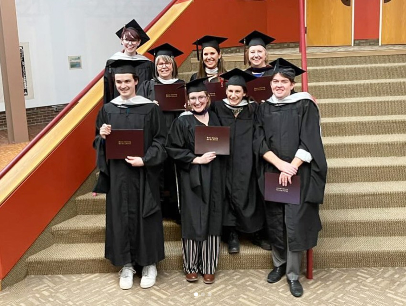 Hamline's MFAC (MFA in Writing for Children and Young Adults) students on graduation day