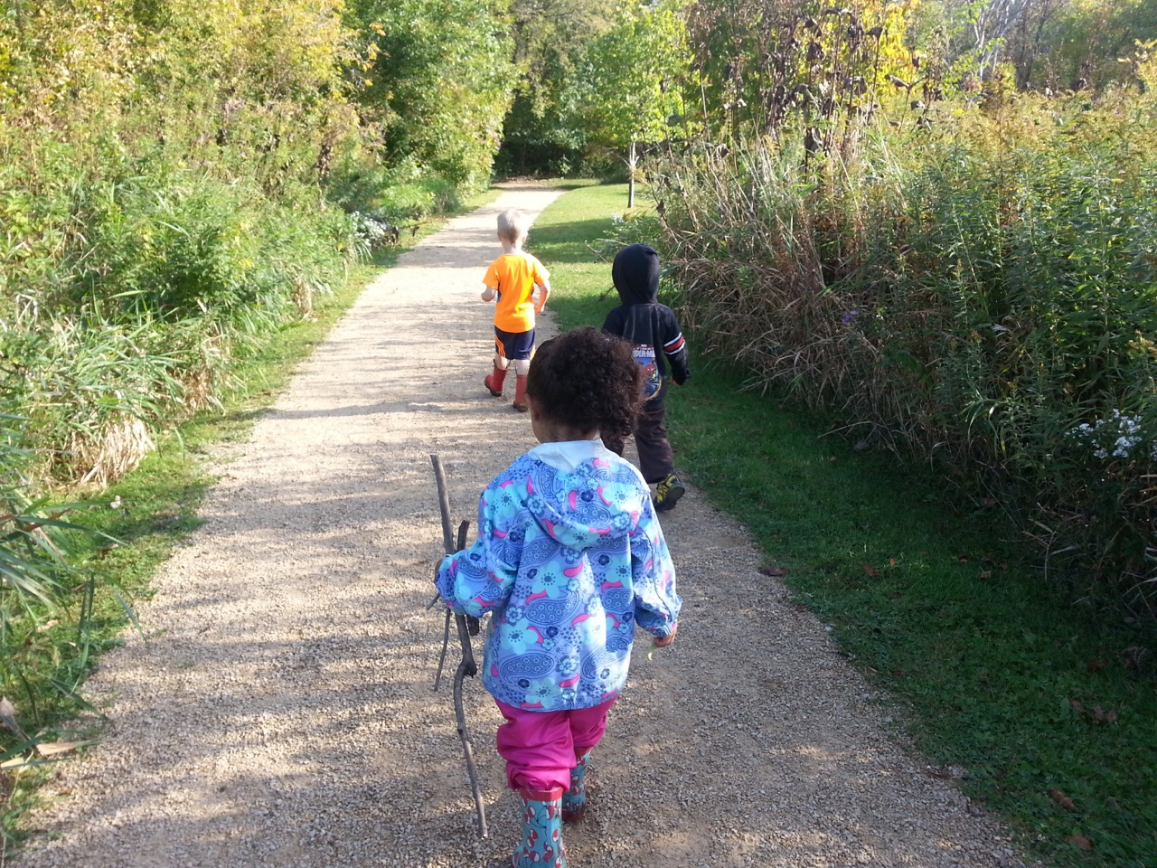 kids at Dodge Nature Center