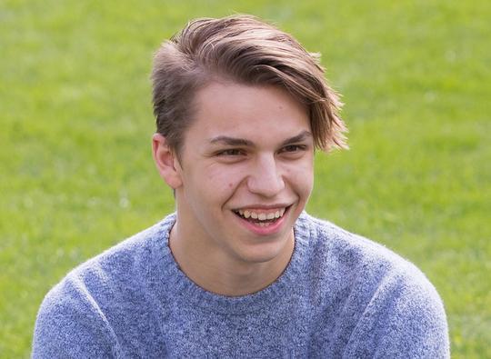 Hamline University student Nolan Sherburne, Theatre Arts major