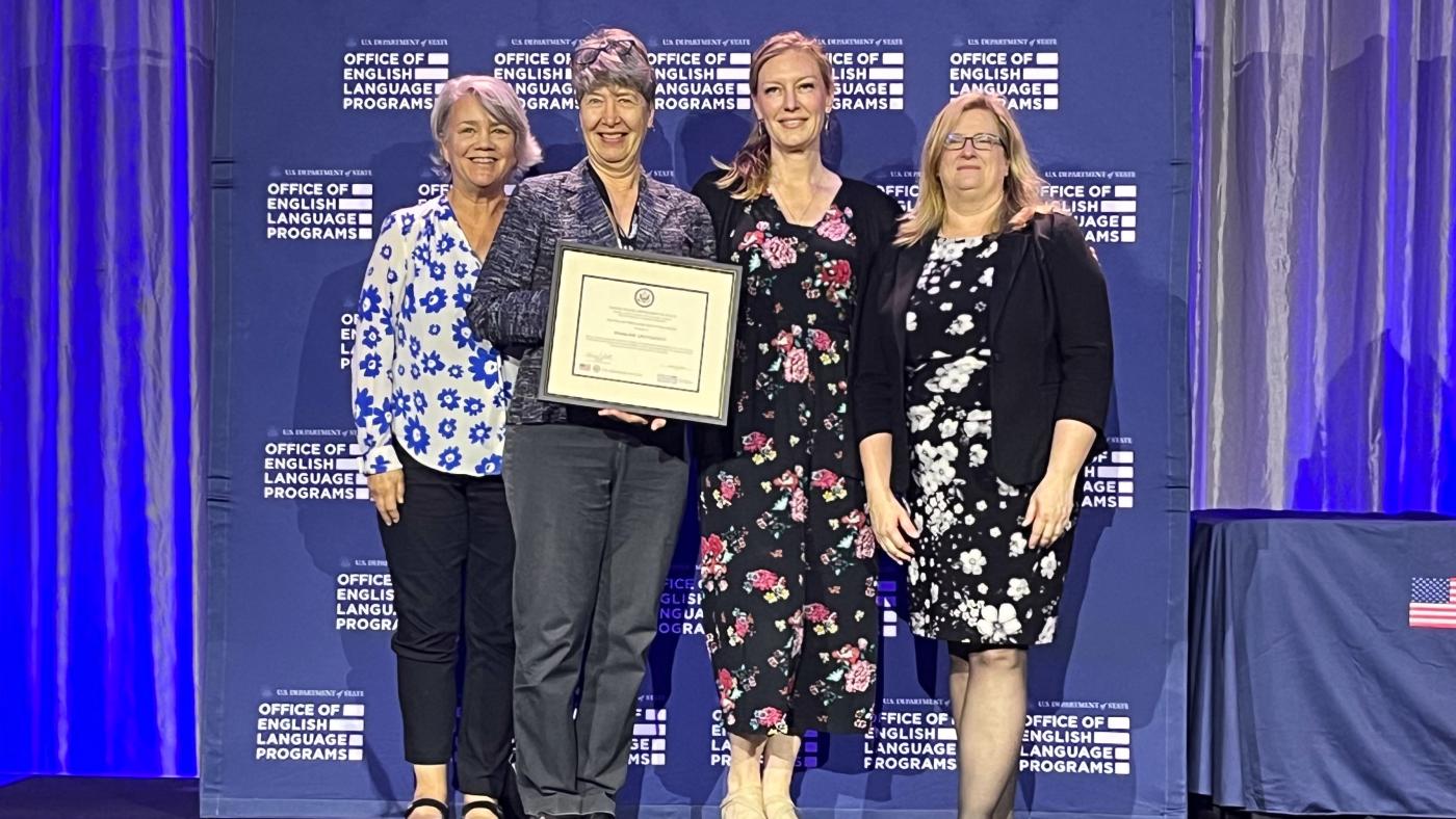 Hamline accepts MA TESOL Award