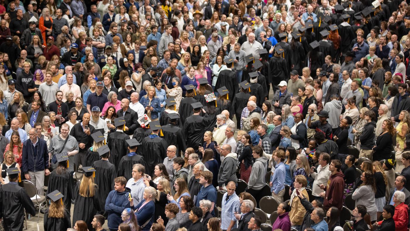 Commencement 25 wide shot V2