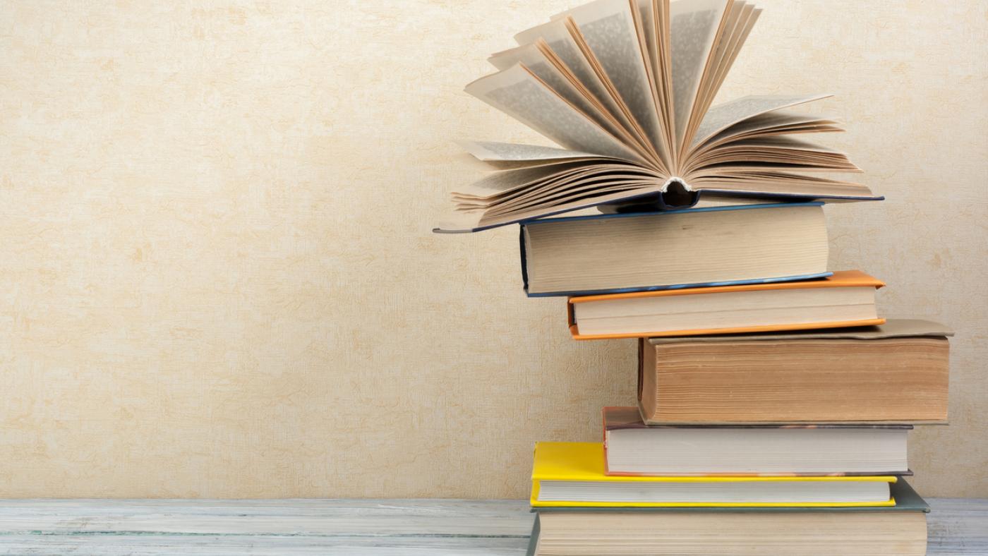Stock image of books