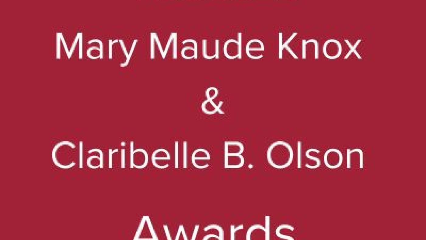 2026 Knox and Olson awards