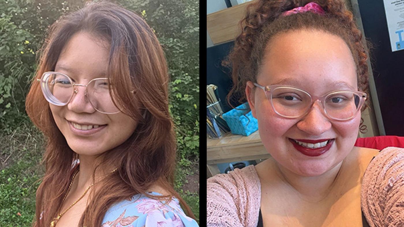 Htoo Han and Nicole de los Santos of the Hedgeman Center