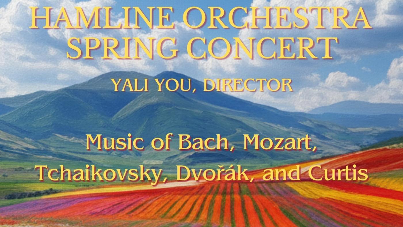Hamline Orchestra spring concert flyer