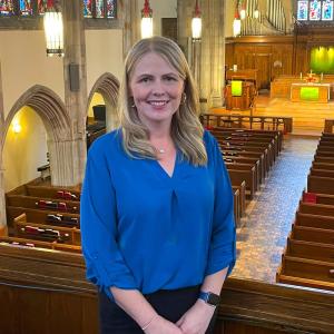 Rev. Mariah Furness Tollgaard, interim chaplain, Wesley Center