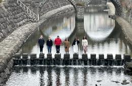 Hamline students at Hiroshima