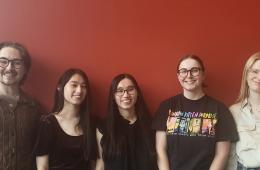 Art of Storytelling students