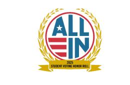 2025 All-In Student Voting Award