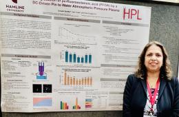Urvashi Sandhir presenting at conference
