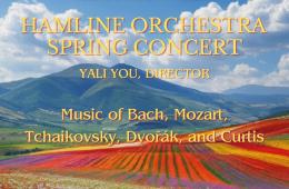 Hamline Orchestra spring concert flyer