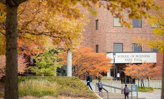 A view of Hamline School of Business East Hall
