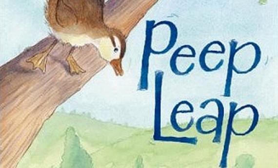 Peep Leap, a picture book by Elizabeth Verdick, alumni of Hamline University's MFA in Writing for Children and Young Adults (MFAC) program