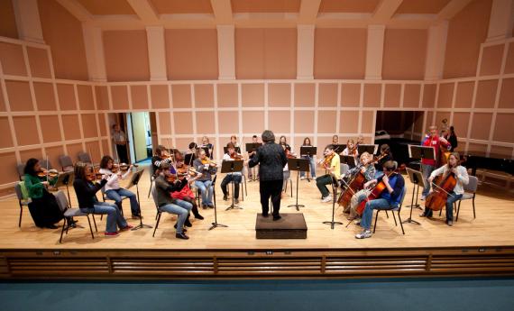 Student ensemble concert at Sundin Music Hall