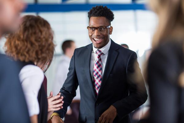 business person, grad student at Hamline