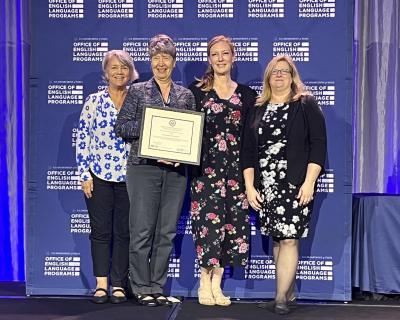 Hamline accepts MA TESOL Award