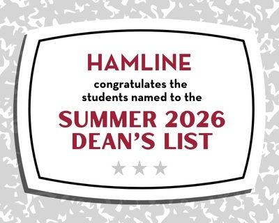 Summer 2026 dean's list art 