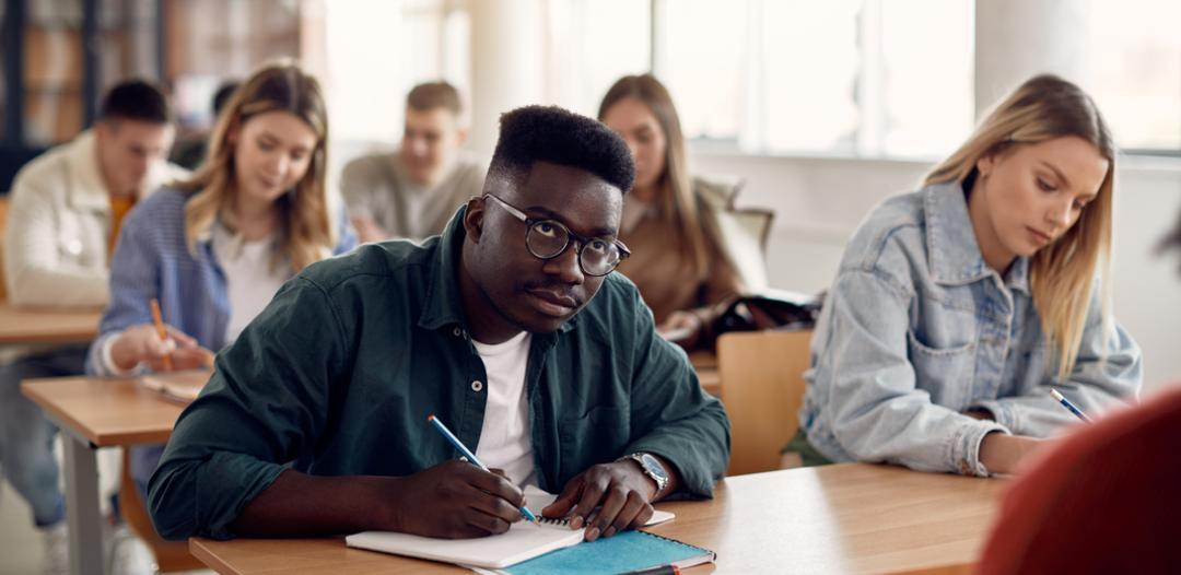 Students in a classroom