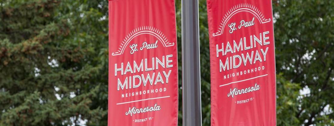 Hamline Midway Two Banners