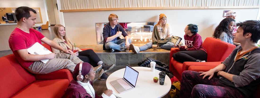 Hamline students at Anderson Center