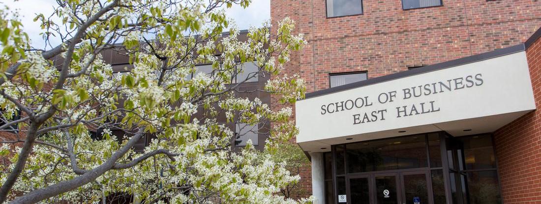 A view of Hamline School of Business East Hall 