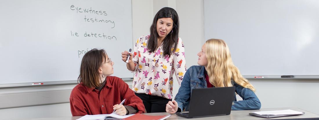 Criminology students at Hamline University