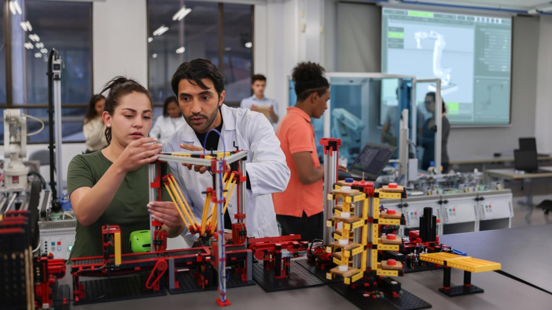 stock image of Science classroom 