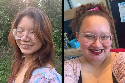 Htoo Han and Nicole de los Santos of the Hedgeman Center