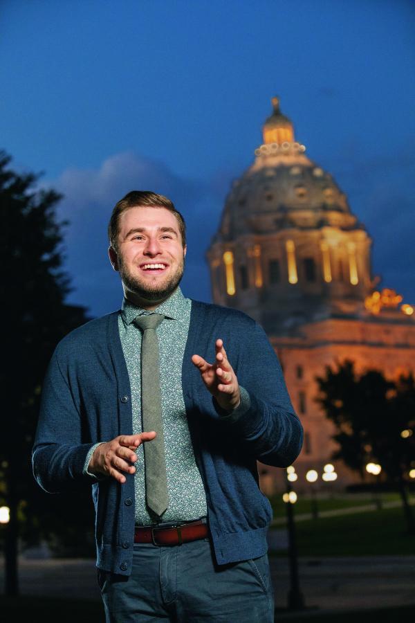 Connor at the Capitol