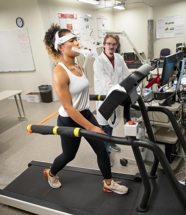 Students in the exercise science program conducting collaborative research on beetroot supplements