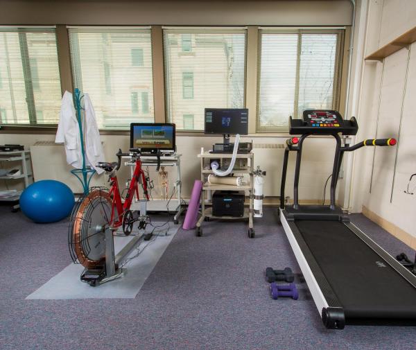 exercise science research space at Hamline